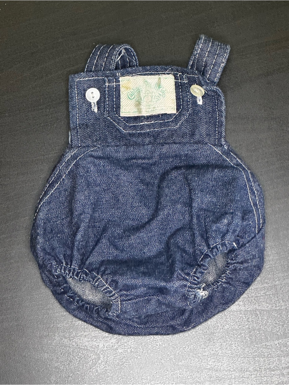 Vintage Cabbage Patch Kids denim overalls